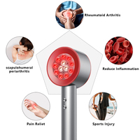 Appareil de thérapie faciale à lumière rouge CNUO M12 pour usage domestique, 24 LED 460nm/630nm, baguette portative pour soulager la douleur du visage, garantie 1 an, prise US