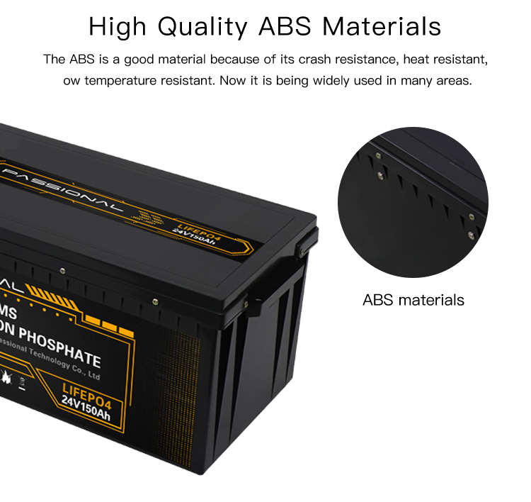 Lithium LFP Residential Storage Battery System 24V 150Ah With BMS