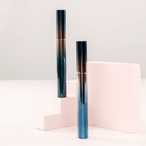 Contenitore per Cosmetici in Plastica Riciclata PCR, <span class=keywords><strong>Tubo</strong></span> Vuoto per Mascara con Sfumatura Argento-<span class=keywords><strong>Verde</strong></span> - Product Image 3