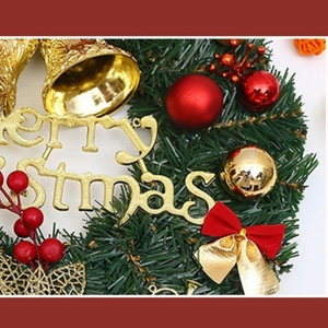 Guirlande <span class=keywords><strong>de</strong></span> Noël artificielle rouge <span class=keywords><strong>d</strong></span>'hiver, guirlande <span class=keywords><strong>de</strong></span> Noël pour <span class=keywords><strong>porte</strong></span> <span class=keywords><strong>d</strong></span>'<span class=keywords><strong>entrée</strong></span>, <span class=keywords><strong>d</strong></span>écoration <span class=keywords><strong>de</strong></span> Noël pour la maison - Product Image 4