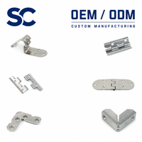 Charnière à charnière en acier laminé à froid, estampage métallique, pour installation de portes intérieures résidentielles, électrogalvanisée, directement de l'usine