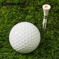 Balles de golf noires à deux pièces, haute durabilité, en Surlyn, pour entraînement, logo personnalisé, OEM disponible pour le driving range