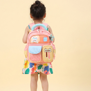 New Fashion <b>Children</b> <b>Backpack</b> Cartoon Style Lightweight Oxford Fabric Outdoor Leisure Kindergarten Kids <b>Backpack</b> - Product Image 4