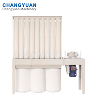 Collecteur de poussière central industriel avec ventilateur centrifuge - Souffleur de copeaux de bois à pression positive pour atelier CNC et menuiserie