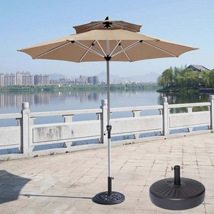 Modern Design Glamping 3m Radius Wind-Resistant Beach for Outdoor Luxury Hotel Restaurant <strong>Parasol</strong> for Pool Patio <strong>Base</strong> <strong>Included</strong> - Product Image 5