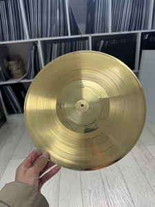 <span class=keywords><strong>Discos</strong></span> Metálicos de 12 Pulgadas con Acabado Dorado/Plateado, Decoraciones de una Sola Cara, Adornos, Disco de Platino/Venta de Productos Defectuosos con Descuento - Product Image 1