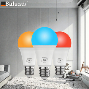 Nhà thông minh Dimmable LED bóng đèn A19 E27/B22/E26 RGB đa-màu Bluetooth/Wi-Fi <span class=keywords><strong>Alexa</strong></span> điều khiển bằng giọng nói nhựa cho B22/E14/E40 - Product Image 3