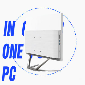 High quality audio All-in-one desktop <strong>computer</strong> with a 21.5inch full-view screen in black and white. - Product Image 2
