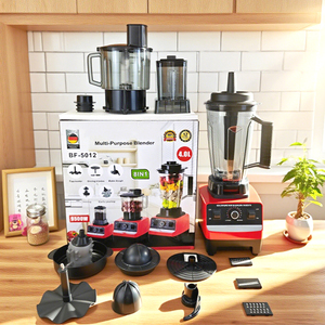 OFERTA ESPECIAL: Licuadora Comercial Silvercrest 8 en 1 de 4L para Cocina, Procesador de Alimentos y Batidora de Alto Rendimiento - Product Image 2