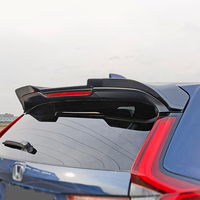 Aile de becquet en fibre de carbone ABS OEM pour Honda CRV 2023 avec accessoire extérieur d'installation sans perçage noir brillant/rouge