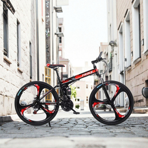 Bicicleta de Montaña Personalizada de 26 Pulgadas, 21 Velocidades, Suspensión Completa, Neumáticos Anchos, Horquilla de Acero, Frenos de Disco, para Adultos - Product Image 5