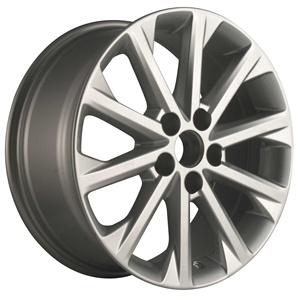 Nuevas Llantas de Aluminio de Lujo para Automóvil, Fáciles de Instalar, Diseño Cóncavo Plateado de 16 y 17 Pulgadas - Product Image 1