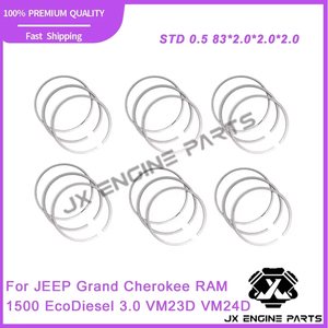 JEEP Grand Cherokee IV 1500 3.0L Eco Diesel VM63D VM23D VM24D 68147229AA için EXF EXN Motor Piston Segman Seti - Product Image 2