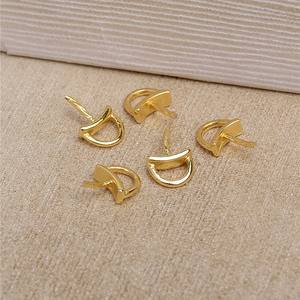 S925 Silver DIY Accessory Holder Pendant Earring <b>Small</b> <b>Bucket</b> Lifting Ring 8-11 Pendant Holder 5556 for Hanging Loose Pearls - Product Image 4