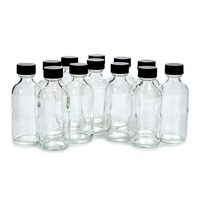 Bouteilles en verre rondes miniatures de 30 ml et 60 ml pour jus frais, boissons, sirops d'érable, avec bouchon à vis