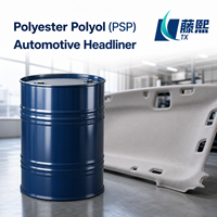 Polyol polyester de qualité supérieure pour panneaux de plafond automobile légers