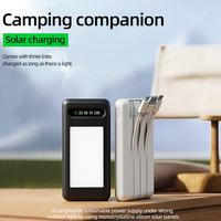 Banco de Energía Solar al por Mayor de Fábrica, 22.5w, Portátil, Gran Capacidad, 20000 mAh, para Teléfono, Powerbank de 200000 mAh, Carga Súper Rápida