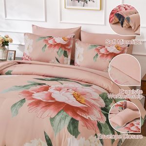 Ensemble de draps de lit sur mesure de haute qualité, 8 pièces, avec rideaux, ensemble de draps de lit king size en stock, ensembles de draps en coton en gros - Product Image 4