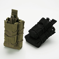 Pochette molle en polyester imperméable personnalisée en gros Porte-revues tactique de randonnée en plein air de petite taille Mode unisexe
