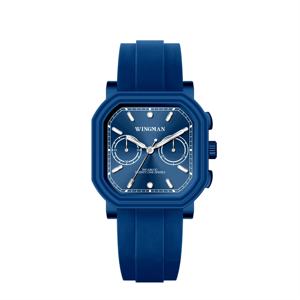 Montre de mode pour homme, bracelet en caoutchouc de silicone, mouvement Seagull ST1901, grand cadran carré, étanche, automatique, mécanique - Product Image 5