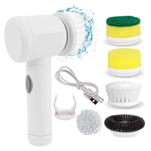 Brosse à vaisselle pour la cuisine, nettoyant pour évier, salle de bains, baignoire, brosse de nettoyage électrique, vente en gros