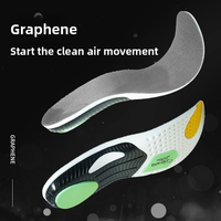 Semelles Confort Sportives TPU PU Graphene Maille Soutien de la Voûte Plantaire Absorption des Chocs Anti-Fatigue Respirantes Course Unisexe Découpables