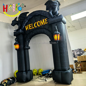 Usine En Gros Halloween Arche Gonflable Cour Décorations Jardin Lumineux Festival Décorations Gonflable Bienvenue Arche - Product Image 5