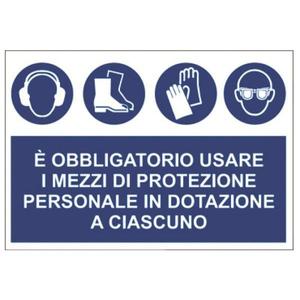 Señal de prohibición de fumar y de seguridad, equipo de protección personal obligatorio - Product Image 3
