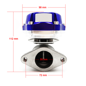 Ajustável 38mm 2 parafusos externo Turbo Wastegate + 38mm cotovelo adaptador - Product Image 2