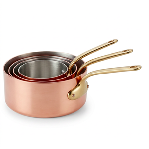 Glossy Finishing Metal <b>Sauce</b> Pans Perfect Kitchenware Items Suitable For Home Hotel Kitchen And Restaurant Use - Product Image 1