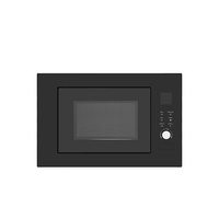 Four à micro-ondes de cuisine de 30 L à grande capacité, en acier inoxydable, avec commande mécanique par bouton, fonction grill et verrouillage enfant