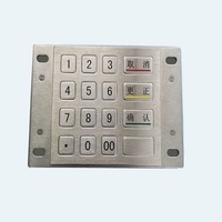 Clavier numérique robuste USB/PS2 en acier inoxydable avec protection IP65 pour stations-service extérieures, disposition personnalisable, OEM/ODM