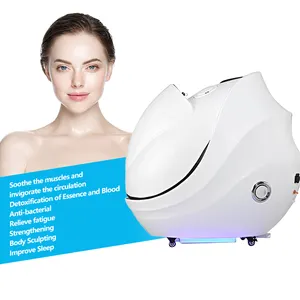 Acrylic spa capsule Far infrared sauna capsule better skin with cleaner pores and collagen production