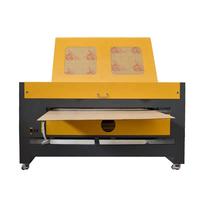 Máquina de Corte y Grabado Láser de CO2 Pulsado Automática, Refrigeración por Agua, Software de Control CNC, Hiwin CNC, Cristal, Papel, Metal, Madera, Vidrio