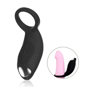 Y.Love водонепроницаемый Стимулятор клитора Вибратор для точки G Силиконовое кольцо для пениса вибрирующее кольцо для пениса для мужчин