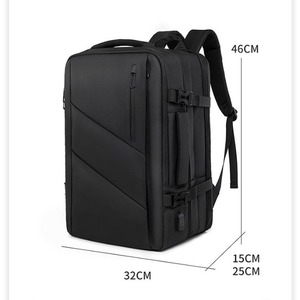 Custom Large Capacity Anti-Theft Laptop <b>Backpack</b> Waterproof <b>Nylon</b> Outdoor Multifunctional Travel Bag Business Trip - Product Image 5