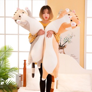 Kawaii Long <b>Cat</b> Kitten <b>Plush</b> Pillow Stuffed Animals Toys Doll <b>Cat</b> <b>Plush</b> Pillow - Product Image 6