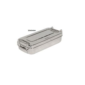 Caja de Instrumentos Quirúrgicos de Acero con Tapa Manual - Product Image 2