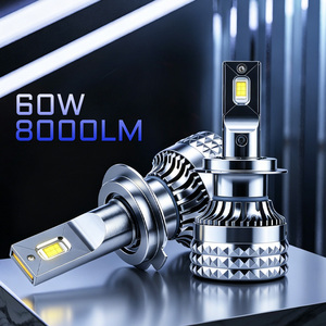 Ampoule de phare LED automobile 60W, feux avant de voiture H1 H3 H7 H11 9005 9006, ampoule LED H7, phares LED de voiture - Product Image 4