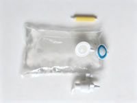Pochette de recharge pour savon liquide avec bec verseur, sans BPA, anti-fuite, transparente, pour savon pour les mains et désinfectant pour les mains, vente en gros