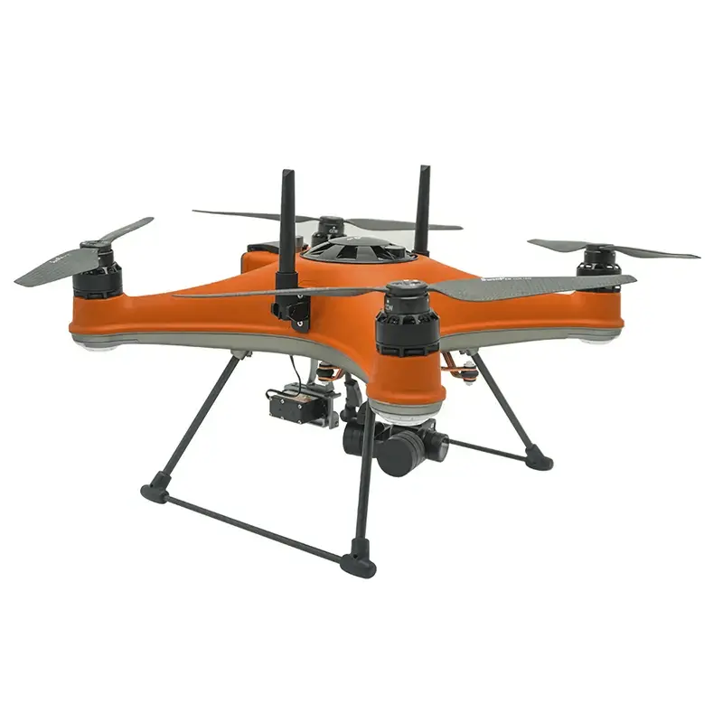 Swellpro Drone 3 + 4 kamera HD IP67, Drone perlindungan keselamatan memancing udara tahan air dengan fitur penyelamatan wifi