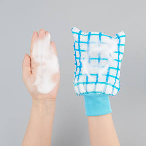 Cotton Bath <b>Gloves</b> Hammam Scrub Mitt <b>Magic</b> Peeling <b>Glove</b> for Body Exfoliation and Tan Removal Scrubbing Mitt for Bathroom Use - Product Image 6