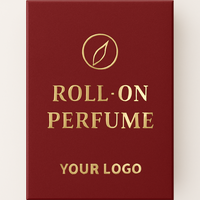Boîte à parfum à rouler écologique avec design blanc uni et impression de logo personnalisé