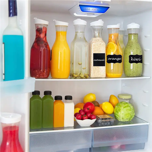 Jarra <span class=keywords><strong>de</strong></span> agua <span class=keywords><strong>de</strong></span> 50oz con tapa abatible, jarra <span class=keywords><strong>de</strong></span> plástico para jugo, jarra decantadora, sirve nevera, té helado para mesas, jarra <span class=keywords><strong>de</strong></span> plástico - Product Image 2