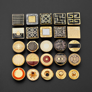 กระดุมแป๊กโลหะผสมสังกะสี ชุบเคลือบ สำหรับเสื้อผ้า พร้อมโลโก้แบรนด์ตามสั่ง - Product Image 2