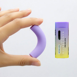 Gommes cylindriques nano couleur personnalisées en usine, <span class=keywords><strong>4</strong></span> couleurs (bleu, vert, jaune, rose), logo et emballage personnalisés pour l'école, le bureau, en gros - Product Image 4