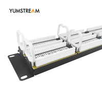 110 Type Réseau Rj45 Cat6 Utp 2u 48port Cat 6 Panneau de brassage 48 Panneau de brassage
