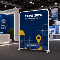 Mur de toile tendue avec cadre en aluminium, imprimé par sublimation, imperméable, écologique, pliable, portable, pour photographie