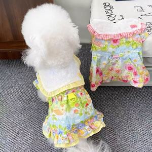 Dog <b>Princess</b> Dress Summer Breathable Floral Skirt Small Pet <b>Clothes</b> - Product Image 5