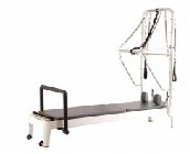 Torre de Pilates Reformer de Aluminio de Altura Media, Portátil y Ajustable, Equipo de Fitness Comercial y Doméstico para Entrenamiento en Estudio